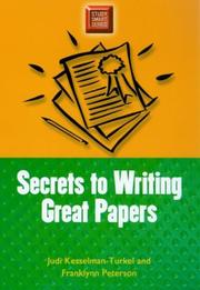 Cover of: Secrets to writing great papers
