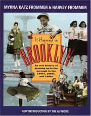 Cover of: It happened in Brooklyn | Myrna Frommer