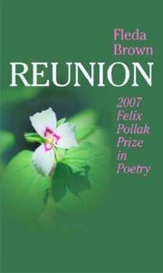 Cover of: Reunion (Felix Pollak Prize in Poetry) by Fleda Brown