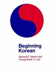 Cover of: Beginning Korean (Yale Language Series)