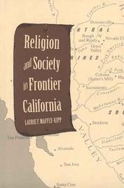 Cover of: Religion and society in frontier California