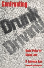 Cover of: Confronting Drunk Driving by H. Laurence Ross, H. Laurence Ross