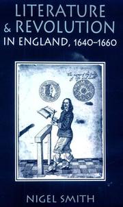 Cover of: Literature and revolution in England, 1640-1660