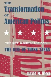 Cover of: The Transformation of American Politics | David M. Ricci