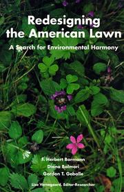 Cover of: Redesigning the American Lawn: A Search for Environmental Harmony