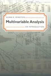 Cover of: Multivariable analysis: an introduction