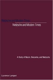 Cover of: Nietzsche and Modern Times by Laurence Lampert
