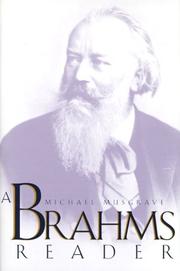 Cover of: A Brahms Reader