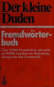 Cover of: Der kleine Duden, Fremdwörterbuch