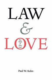 Cover of: Law and love by Paul W. Kahn