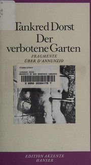 Cover of: Der verbotene Garten: Fragmente über D'Annunzio