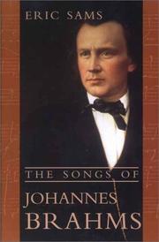 Cover of: The Songs of Johannes Brahms