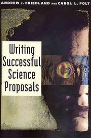 Writing successful science proposals by Andrew J. Friedland