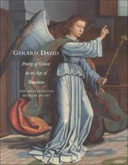 Cover of: Gerard David A Purity of Vision in an Age of Transition