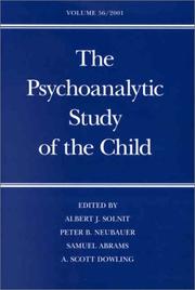 Cover of: The Psychoanalytic Study of the Child: Volume 56