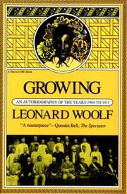 Cover of: Growing by Leonard Woolf