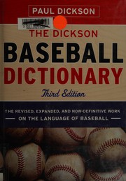 Cover of: The Dickson baseball dictionary
