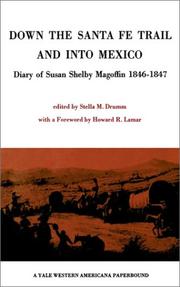 Cover of: Down the Santa Fe Trail and Into Mexico | Stella Drumm