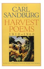 Cover of: Harvest poems, 1910-1960.