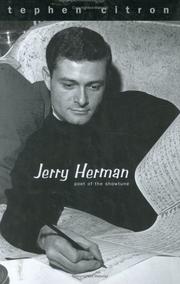 Cover of: Jerry Herman: Poet of the Showtune