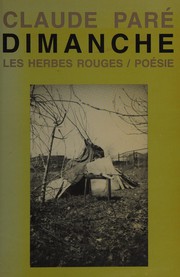 Cover of: Dimanche by Claude Paré
