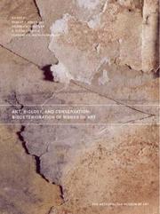 Cover of: Art, Biology, and Conservation: Biodeterioration of Works of Art (Metropolitan Museum of Art Series)