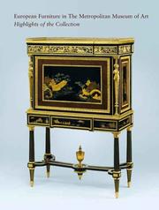 Cover of: Highlights of the European Furniture Collection (Metropolitan Museum of Art Series)