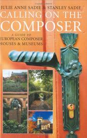Cover of: Calling on the Composer by Julie Anne Sadie, Stanley Sadie