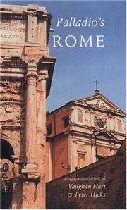 Cover of: Palladio's Rome: a translation of Andrea Palladio's two guidebooks to Rome