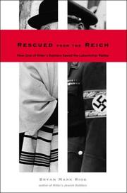 Cover of: Rescued from the Reich by Bryan Mark Rigg