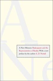 Cover of: A New Mimesis by Nuttall, A. D.