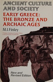 Cover of: Early Greece: the bronze and archaic ages