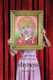 Cover of: Shyness