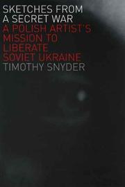 Cover of: Sketches from a Secret War by Timothy Snyder