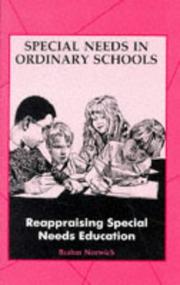 Cover of: Reappraising Special Needs Education (Special Needs in Ordinary Schools Series)