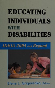 Cover of: Educating individuals with disabilities by Elena L. Grigorenko, editor.