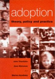 Cover of: Adoption by J. P. Triseliotis, John P. Triseliotis, Joan Shireman, Marion Hundleby, John P. Triseliotis, Joan Shireman, Marion Hundleby