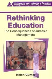 Cover of: Rethinking education by Helen Gunter