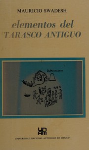 Cover of: Elementos del tarasco antiguo