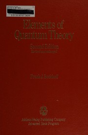 Cover of: Elements of quantum theory