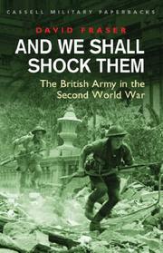 Cover of: And We Shall Shock Them (Cassell Military Paperbacks)