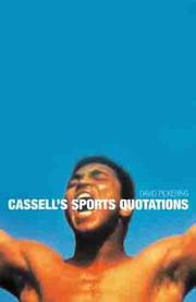 Cover of: Cassell's Sports Quotations