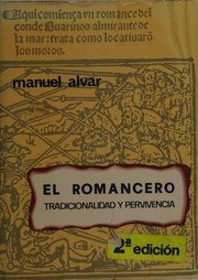 El romancero by Manuel Alvar