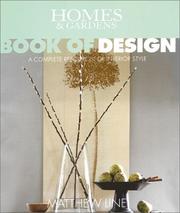 Cover of: Homes & Gardens Book of Design by Matthew Line