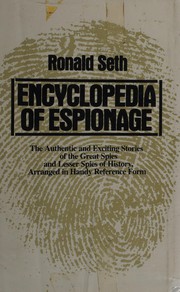 Cover of: Encyclopedia of espionage.
