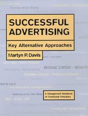 Cover of: Successful advertising: key alternative approaches : a management handbook of worldwide principles