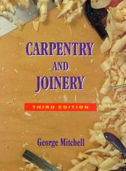 Cover of: Carpentry and Joinery