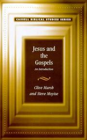 Cover of: Jesus and the Gospels (Continuum Biblical Studies)