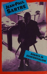 Cover of: Essays in existentialism