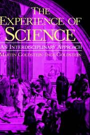 Cover of: The experience of science: an interdisciplinary approach